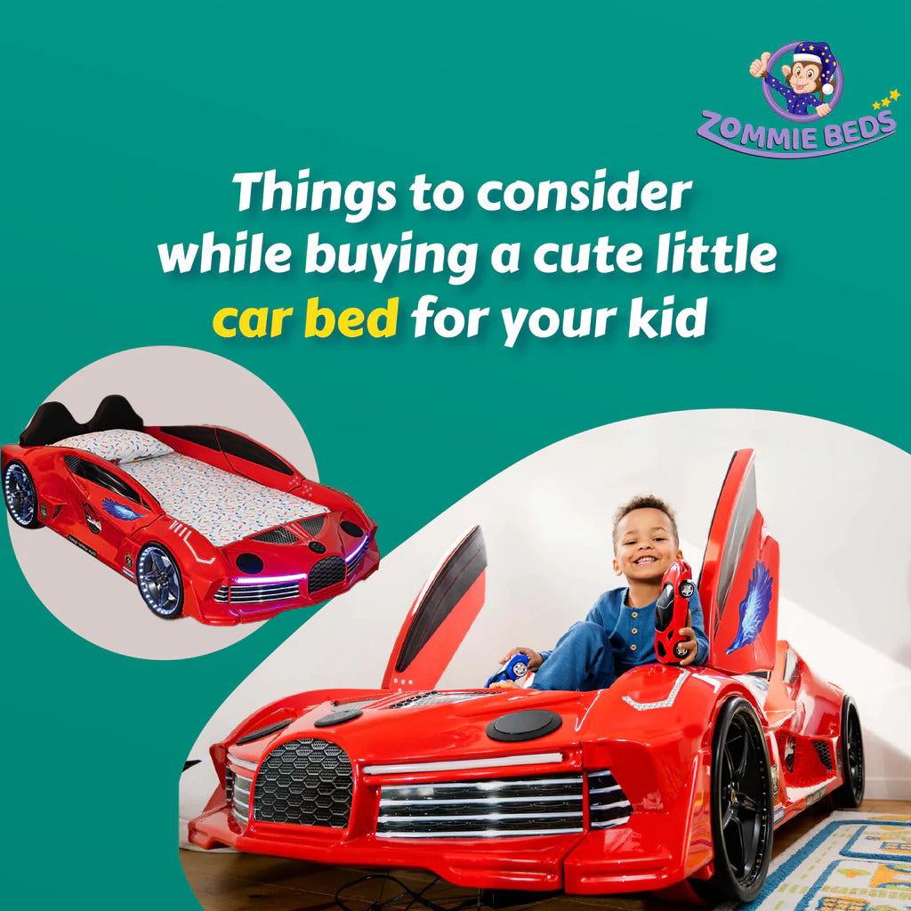 Things to consider while buying a cute little car bed for your kid