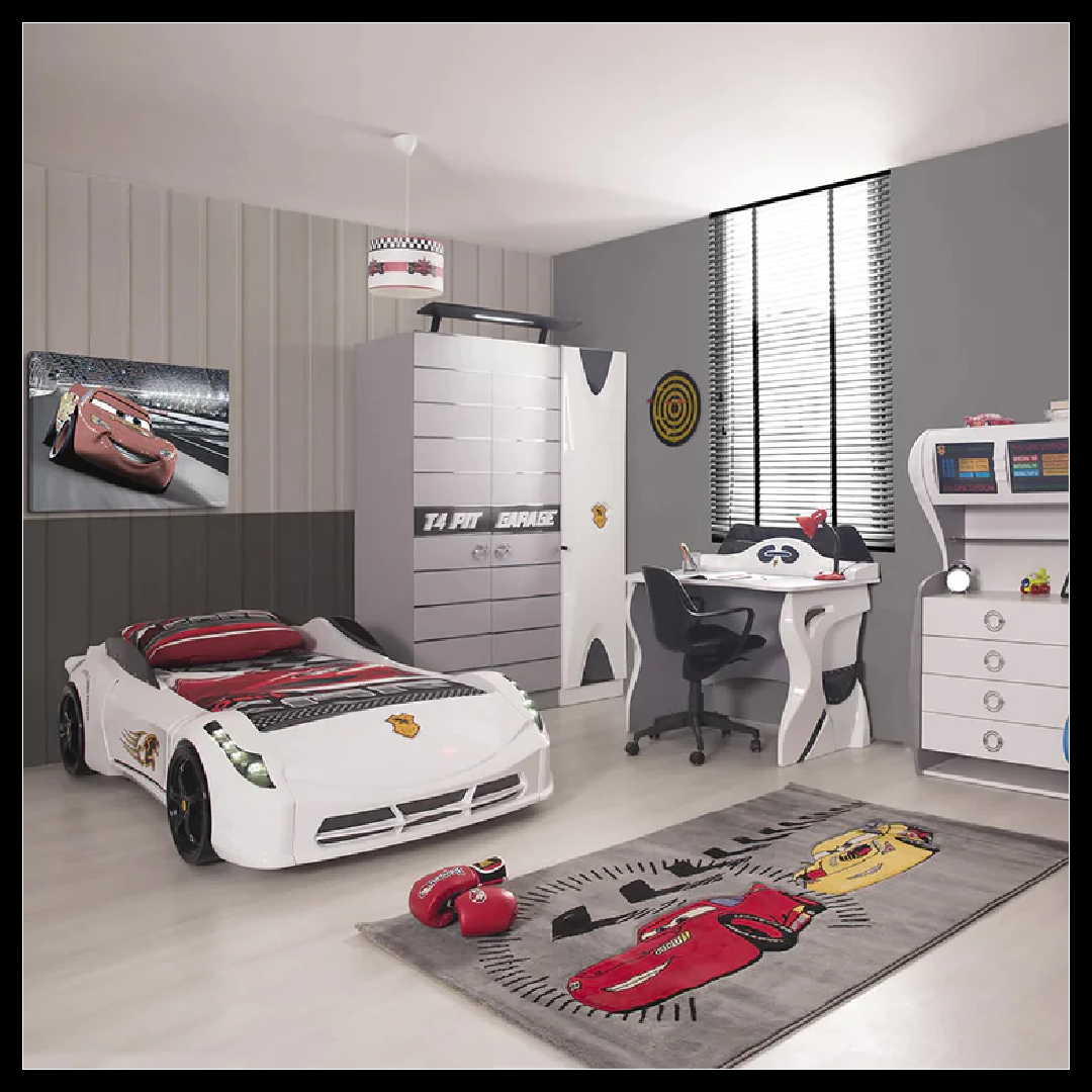 SPYDER PREMIUM RACE CAR BED - Zoomie Beds