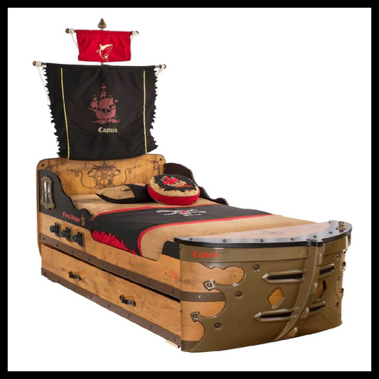 Pirate Ship Bed Twin Size - Zoomie Beds