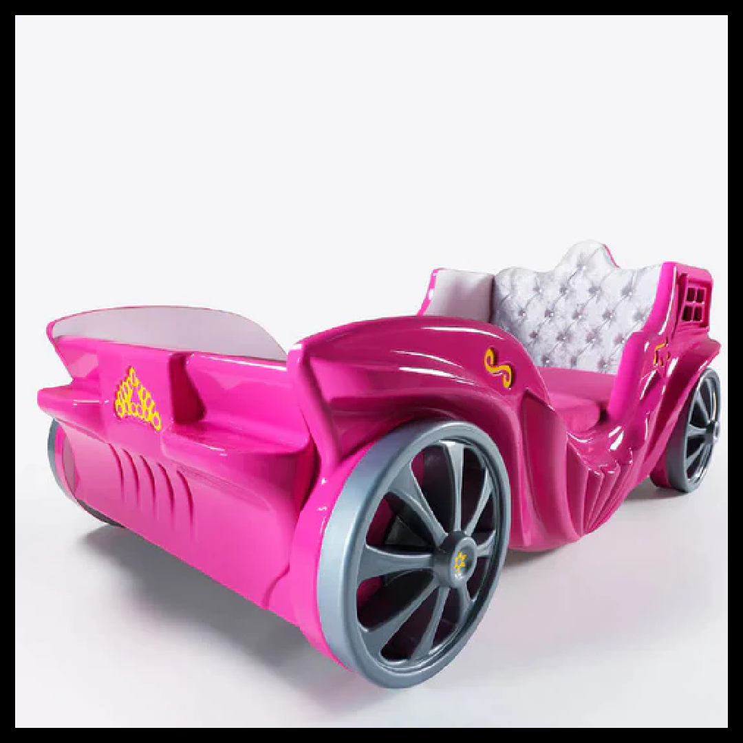 PRINCESS CARRIAGE CANOPY BED - Zoomie Beds
