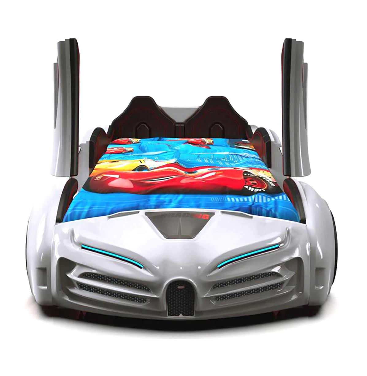 Premium Speedy Lamborghini Style Race Car Bed For Kids Twin Size - Zoomie Beds