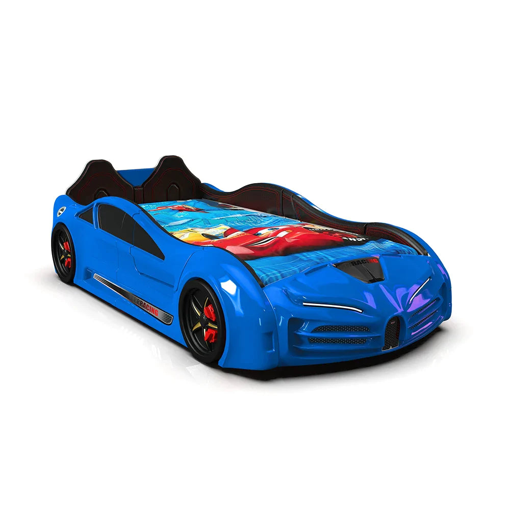 Premium Speedy Lamborghini Style Race Car Bed For Kids Twin Size - Zoomie Beds