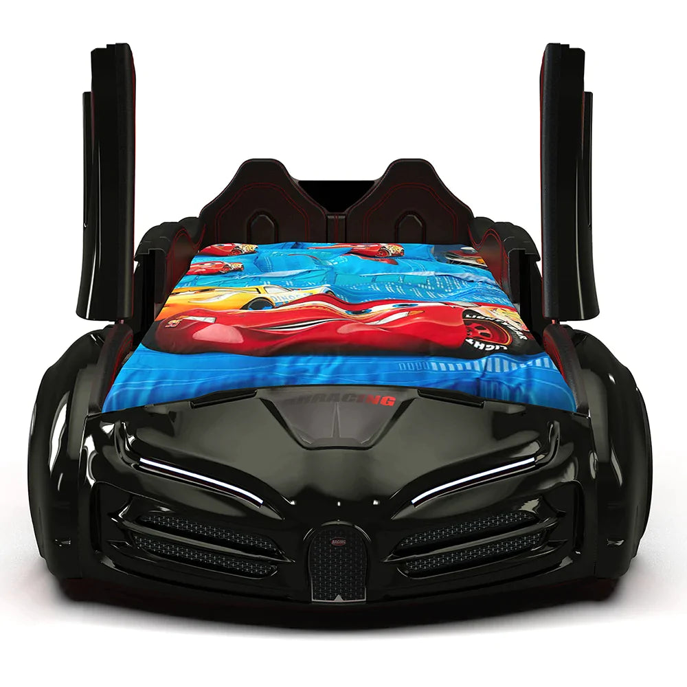 Premium Speedy Lamborghini Style Race Car Bed For Kids Twin Size - Zoomie Beds