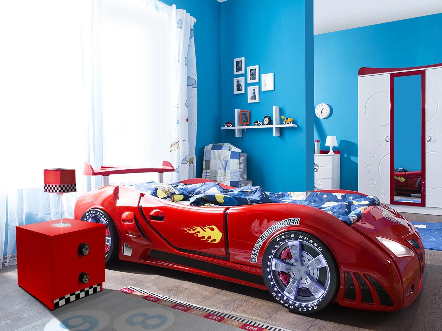 STAR RACER KIDS NIGHTSTAND - Zoomie Beds