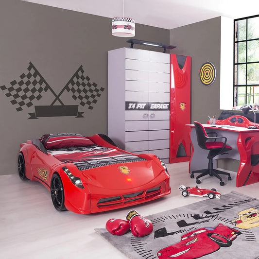 SPYDER PREMIUM RACE CAR BED - Zoomie Beds